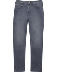 Jacob Cohen - Limited Edition Ostrich Leather-Patch Slim Bard Jeans - Lyst