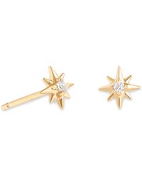 Astrid & Miyu - And Topaz Star Earrings - Lyst