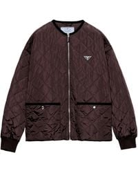 Prada - Re-Nylon Quilted Jacket - Lyst