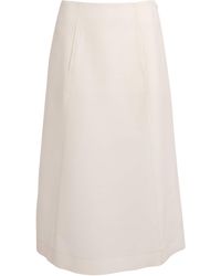 BITE STUDIOS - Sharp A-Line Midi Skirt - Lyst