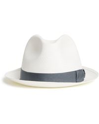 Borsalino - Small Straw Trilby Hat - Lyst