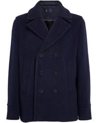 Paul & Shark - Wool-Blend Peacoat - Lyst