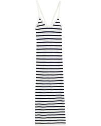 Chinti & Parker - Bci Cotton-linen Striped Breton Dress - Lyst