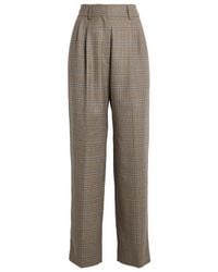 Blazé Milano - Virgin Wool Check Fox Tailored Trousers - Lyst