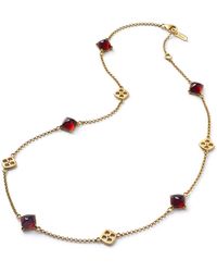 Baccarat - Gold Vermeil And Crystal Médicis Red Necklace - Lyst