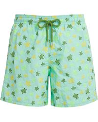 Vilebrequin - Embroidered Turtle Mistral Swim Shorts - Lyst