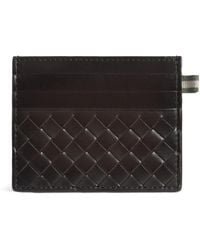 Officine Creative - Leather Woven Boudin Card Holder - Lyst