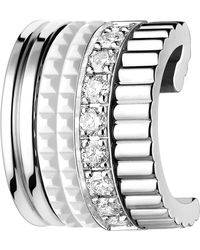 Boucheron - And Diamond Quatre Double Edition Single Clip Earring - Lyst