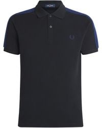Fred Perry - Cotton Taped Logo Polo Shirt - Lyst