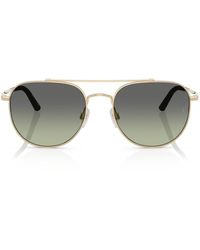 Oliver Peoples - X Roger Federer Metal R-10 Pilot Sunglasses - Lyst