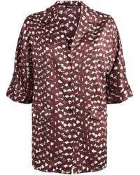 Kiton - Silk Printed Blouse - Lyst