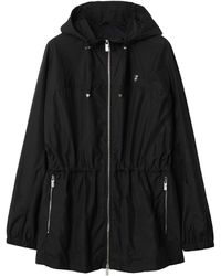 Burberry - B Shield-Plaque Short Parka - Lyst