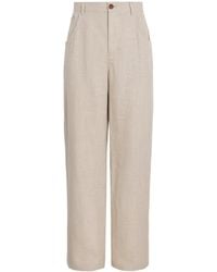 Séfr - Linen Arno Tailored Trousers - Lyst