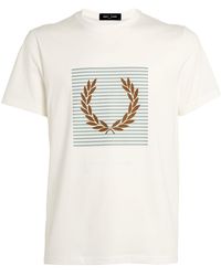Fred Perry - Cotton Logo T-shirt - Lyst