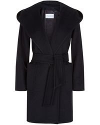 Max Mara Rialto Hooded Coat - Blue