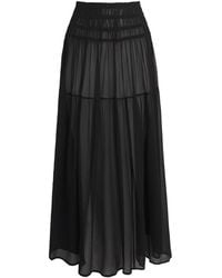 Eres - Silk Muslin Irresistible Maxi Skirt - Lyst
