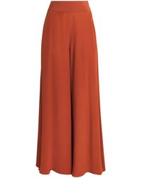 Palmer//Harding - Crepe Wide-Leg Clarity Trousers - Lyst
