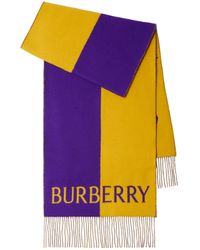 Burberry - Wool-cashmere Ekd Scarf - Lyst