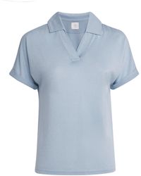 Eleventy - Metallic Collared Blusa T-Shirt - Lyst