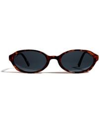 Le Specs - Lunita Oval Sunglasses - Lyst