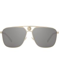 Versace - Medusa Pilot Sunglasses - Lyst