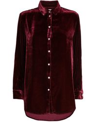Asceno - Velvet London Pyjama Shirt - Lyst
