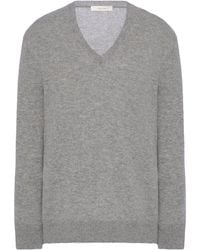 The Row - Phora Cashmere V-Neck Sweater - Lyst