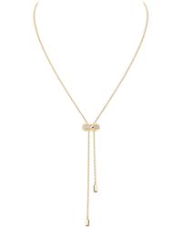 Messika - Moderniste And Diamond Tie Necklace - Lyst