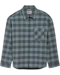 Balenciaga - Check Padded Overshirt - Lyst