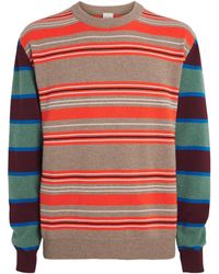 Paul Smith - Wool-Cotton Stripe Sweater - Lyst
