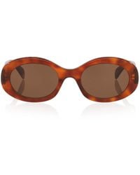 Celine - Triomphe Cl40194U Oval Sunglasses - Lyst