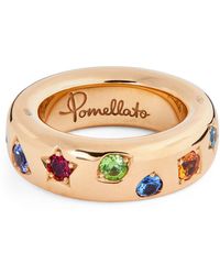 Pomellato - Rose Gold And Gemstone Iconica Ring - Lyst