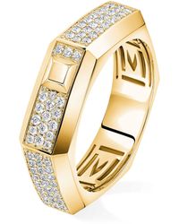 Messika - Moderniste And Diamond Medium Pavé Ring - Lyst