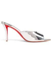 Christian Louboutin - Miss Z Mule Patent Leather Mules 80 - Lyst