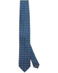 Eton - Silk Chain Print Tie - Lyst