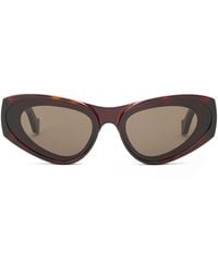 Loewe - X Paula's Ibiza Front Lenses Cat Eye Sunglasses - Lyst