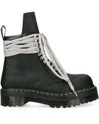 Rick Owens - X Dr. Martens Quad Sole Steel Toe Boots - Lyst