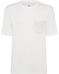 Brunello Cucinelli - Pocket-detail T-shirt - Lyst