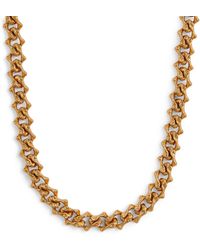 Emanuele Bicocchi - Gold-plated Sterling Silver Arabesque Chain Necklace - Lyst