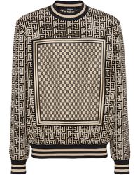 Balmain - Mini-monogram Sweater - Lyst