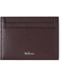 Mulberry - Grained Leather Card Holder - Lyst