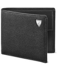 Aspinal of London - Leather Bifold Coin Wallet - Lyst