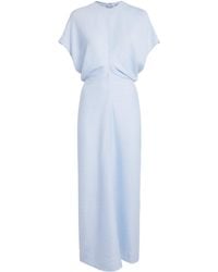 TOTEME - Slubbed Slouch-Waist Midi Dress - Lyst