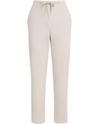 Eleventy - Cotton-Blend Drawstring Trousers - Lyst