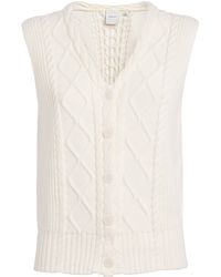 Varley - Cable-Knit Tatyana Vest - Lyst