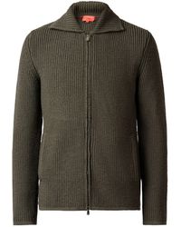 Isaia - Wool Zip-up Sweater - Lyst