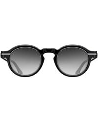 Matsuda - Thick-Frame Round Sunglasses - Lyst