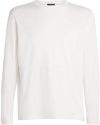 Brioni - Sea Island Cotton Long-Sleeve T-Shirt - Lyst