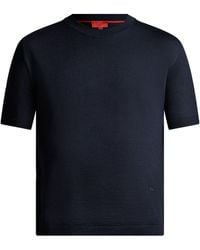 Isaia - Wool And Silk-blend T-shirt - Lyst