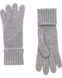 Saint Laurent - Cashmere Folded Gloves - Lyst